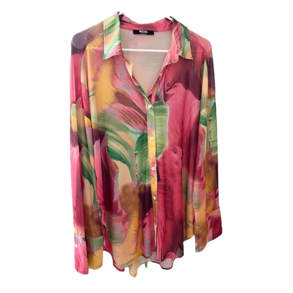 Multicolor Button-Down Shirt